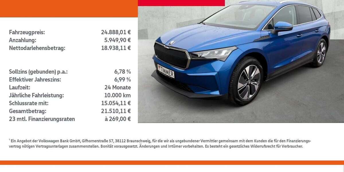 Skoda Enyaq 32.250 km 24.800 &euro; Gronau 48599