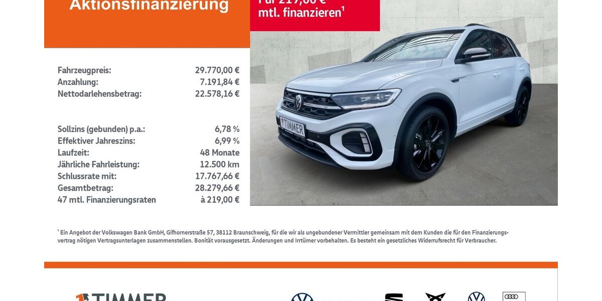 VW T-Roc 24.999 km 28.990 &euro; Lingen 49808