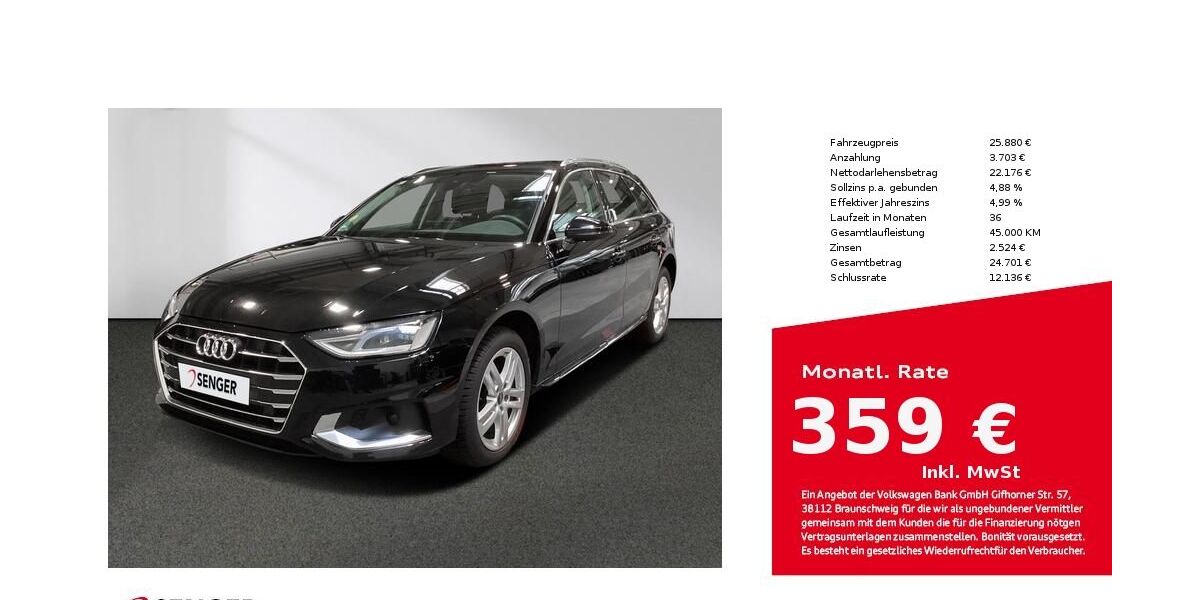 Audi A4 103.705 km 24.880 &euro; Lingen 49809