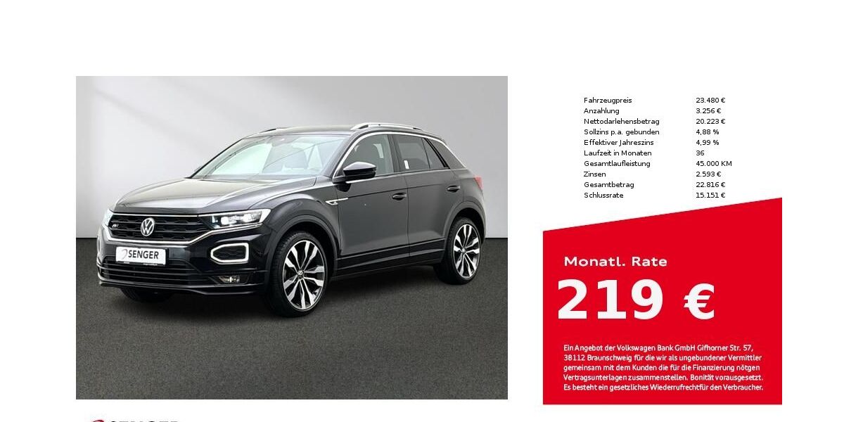 VW T-Roc 37.370 km 22.880 &euro; Lingen 49809