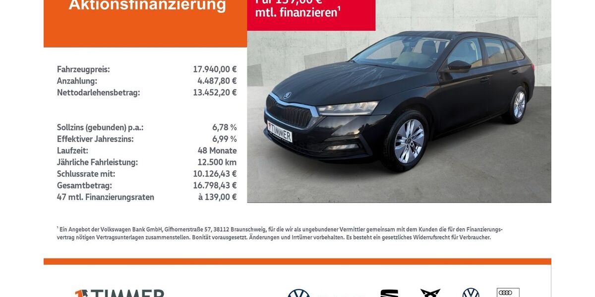 Skoda Octavia 110.419 km 17.749 &euro; Gronau 48599