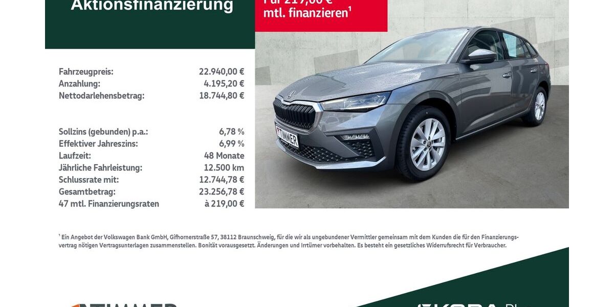 Skoda Scala 32.999 km 21.950 &euro; Lingen 49808