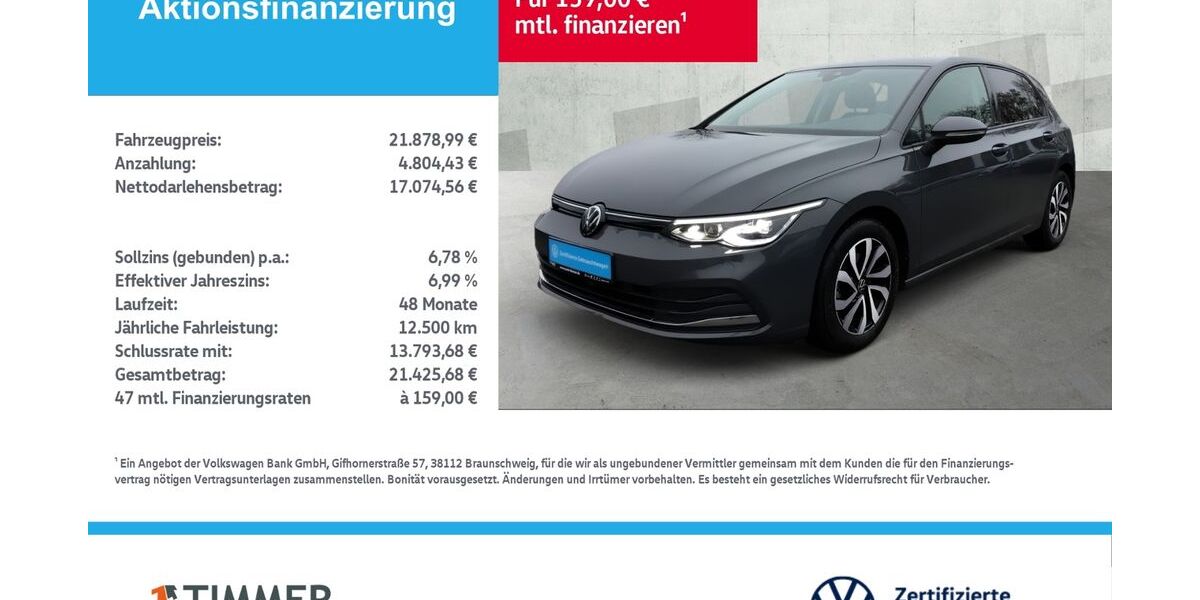 VW Golf 42.844 km 21.379 &euro; Lingen 49808