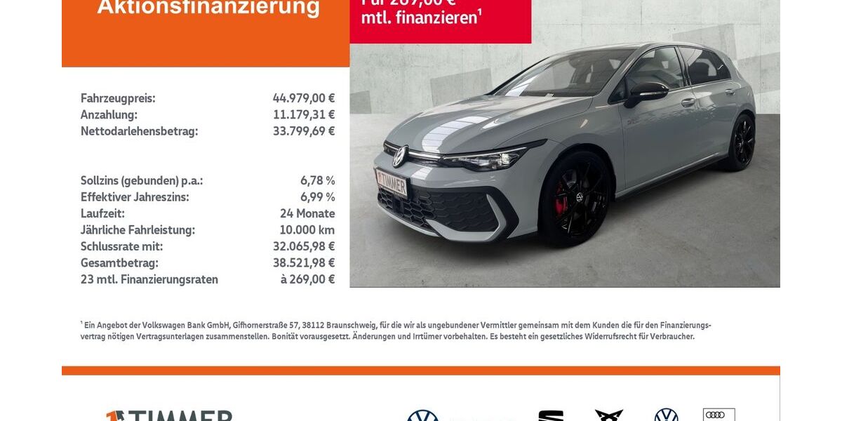 VW Golf 4.999 km 43.990 &euro; Lingen 49808