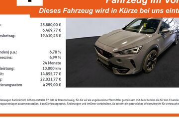 Cupra Formentor 54.552 km 25.880 &euro; Lingen 49808