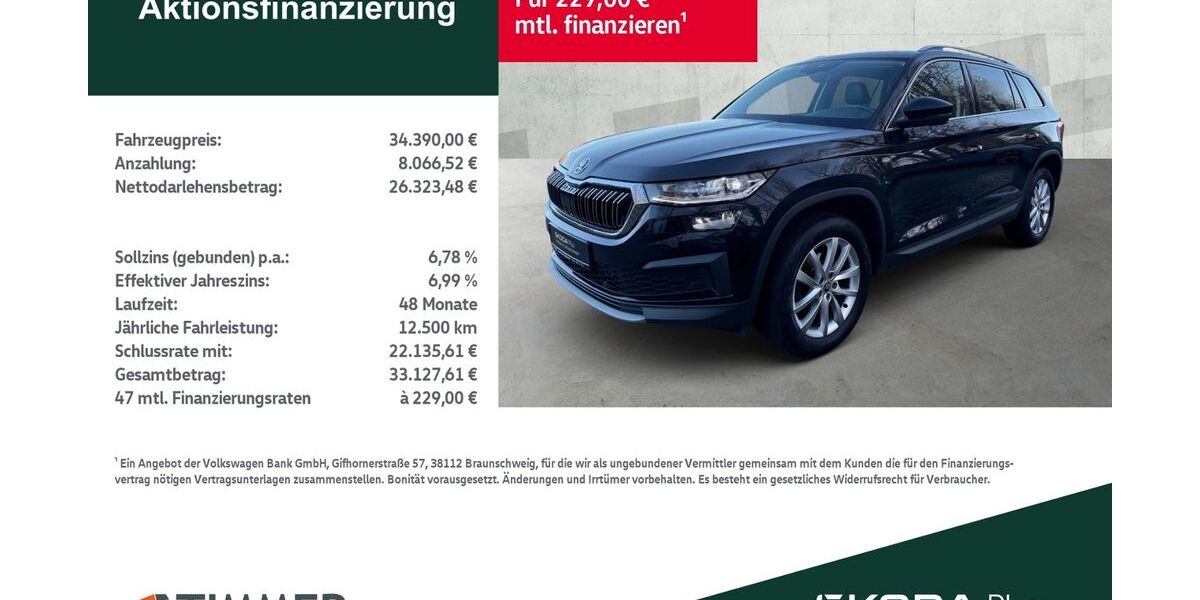 Skoda Kodiaq 70.789 km 33.949 &euro; Lingen 49808