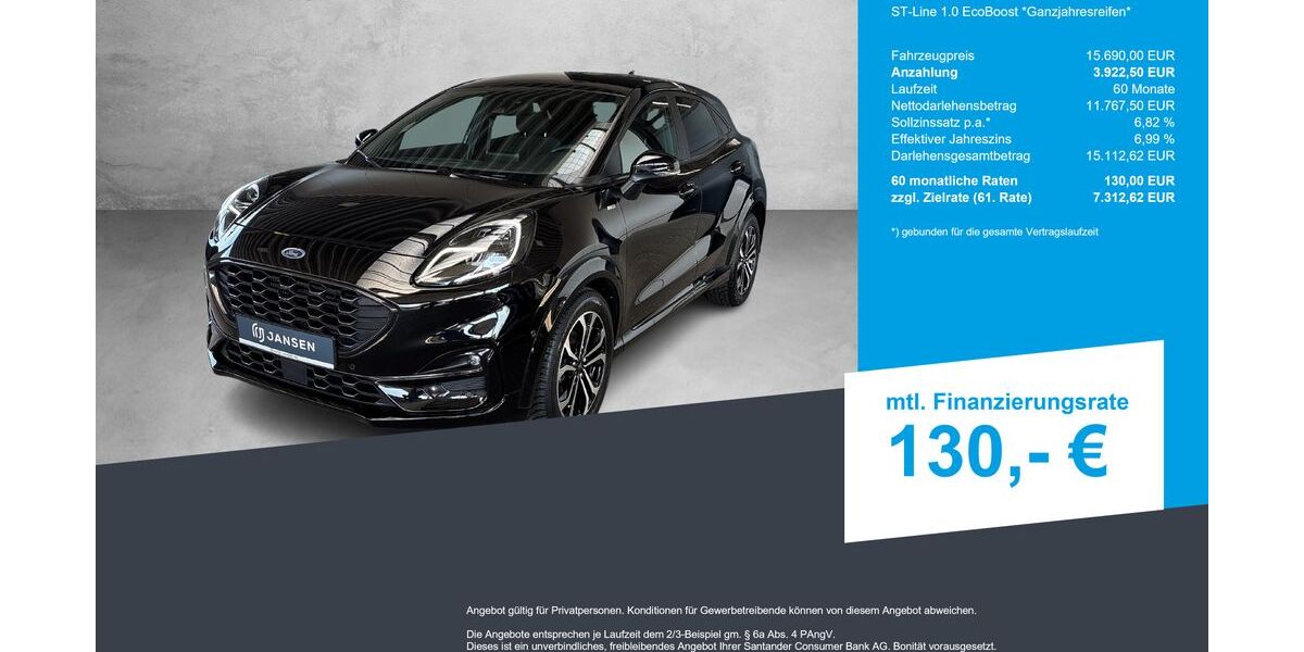 Ford Puma 69.500 km 15.690 &euro; Lingen-Ems 49809