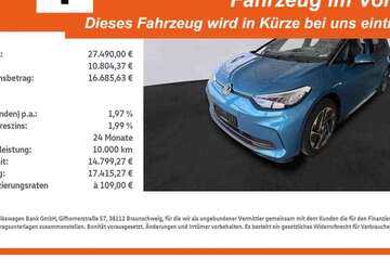 VW ID.3 33.156 km 27.450 &euro; Gronau 48599