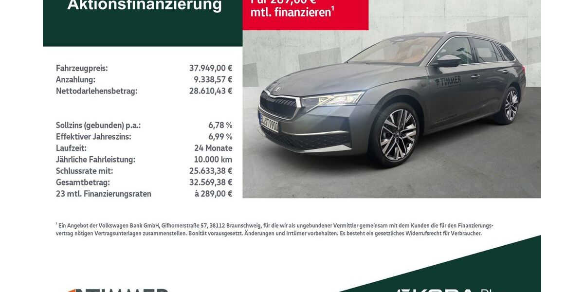 Skoda Octavia 8.990 km 36.949 &euro; Lingen 49808