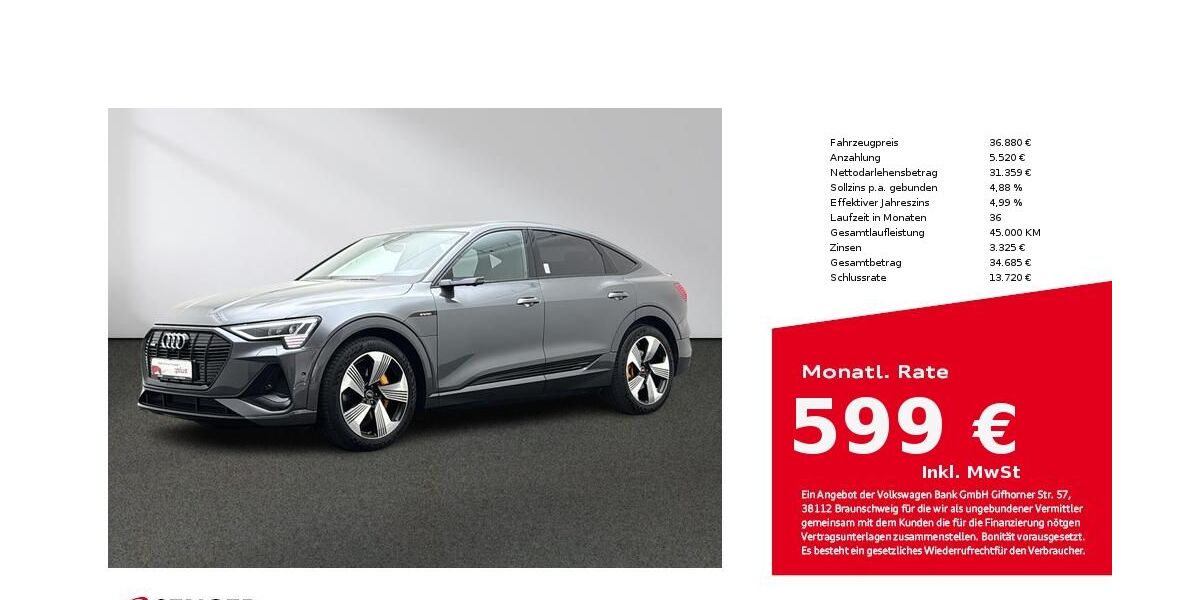 Audi e-tron 51.331 km 36.880 &euro; Lingen 49809