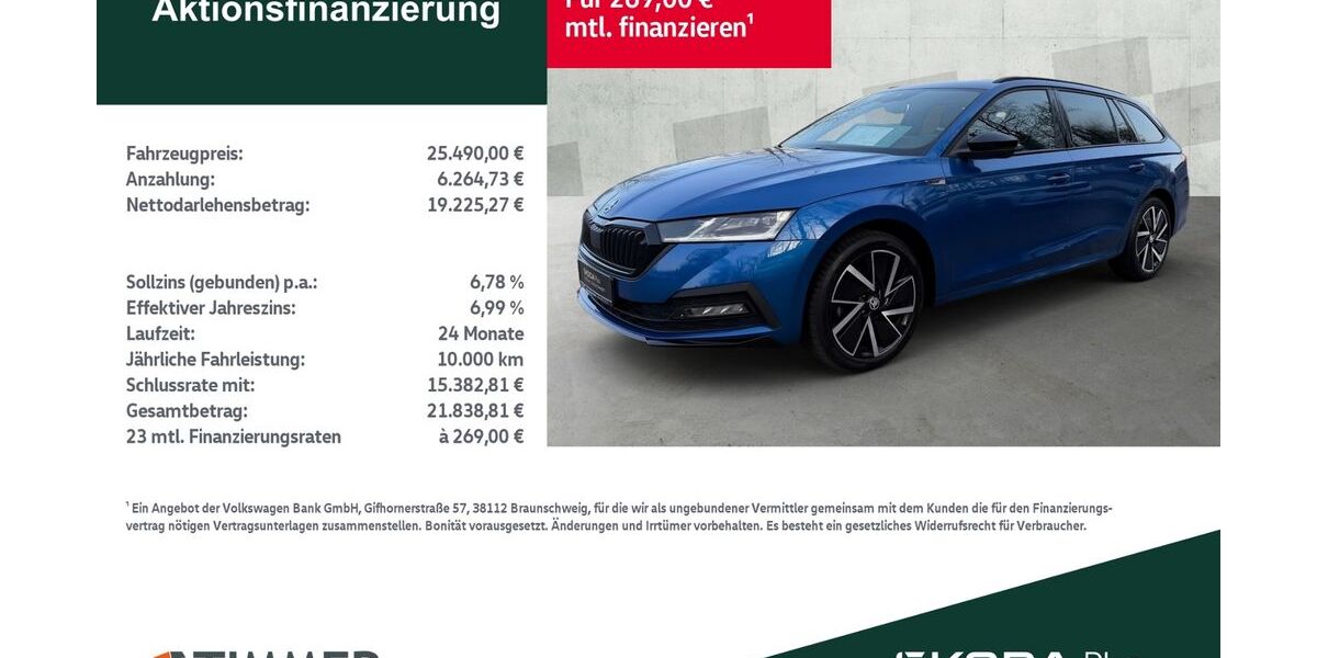 Skoda Octavia 82.576 km 24.950 &euro; Lingen 49808