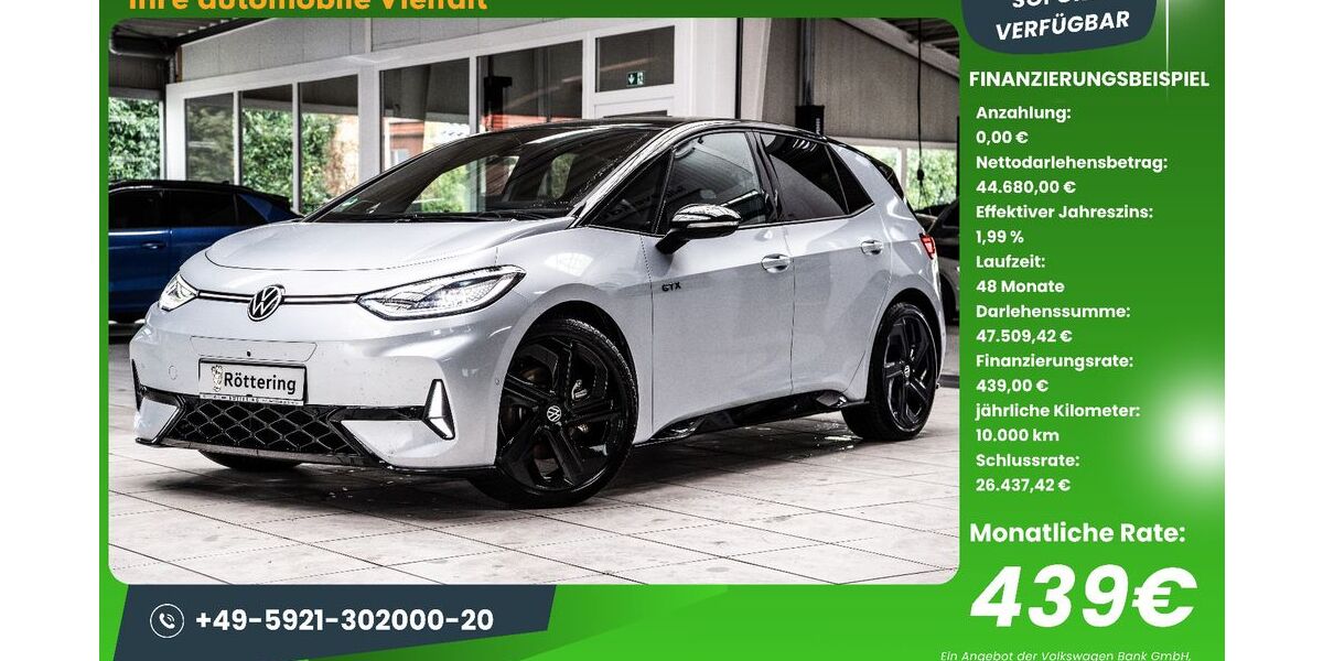VW ID.3 18.600 km 43.890 &euro; Schüttorf 48465