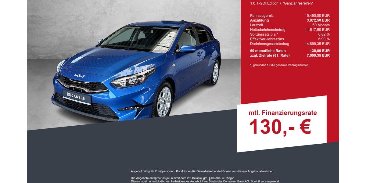 Kia ceed / Ceed 38.600 km 15.490 &euro; Lingen-Ems 49809