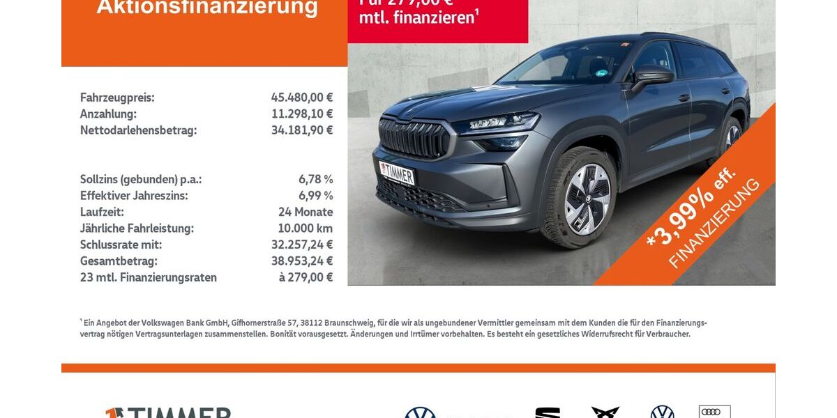 Skoda Kodiaq 25.614 km 45.480 &euro; Nordhorn 48529