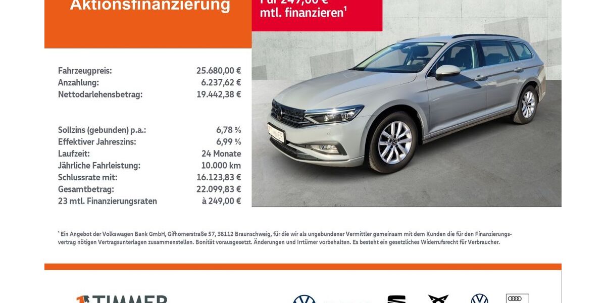VW Passat Variant 64.855 km 25.430 &euro; Gronau 48599