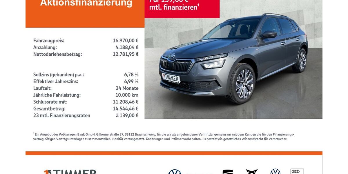 Skoda Kamiq 66.643 km 16.890 &euro; Nordhorn 48529