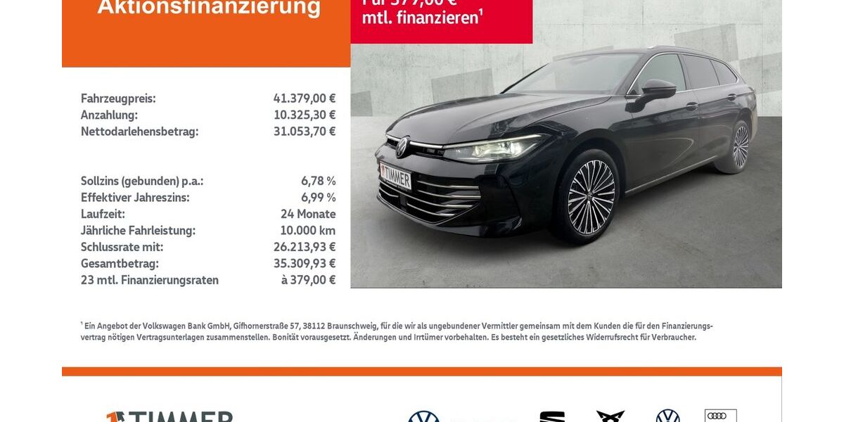 VW Passat Variant 14.999 km 39.790 &euro; Gronau 48599