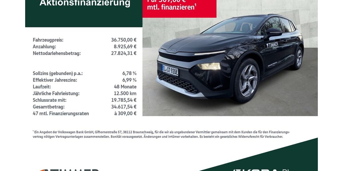 Skoda Elroq 4.999 km 36.740 &euro; Lingen 49808