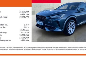 Cupra Formentor 42.739 km 25.890 &euro; Nordhorn 48529