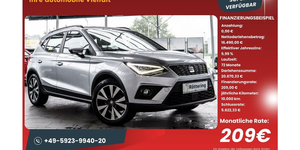 Seat Arona 52.900 km 14.900 &euro; Schüttorf 48465